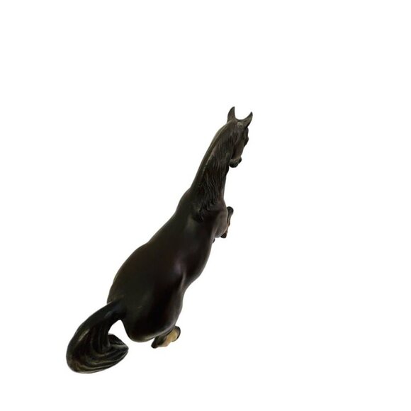 Vintage Breyer Dark Brown Horse Animal Figure Plastic Stallon Mare Saddlebred Cl - Picture 11 of 13